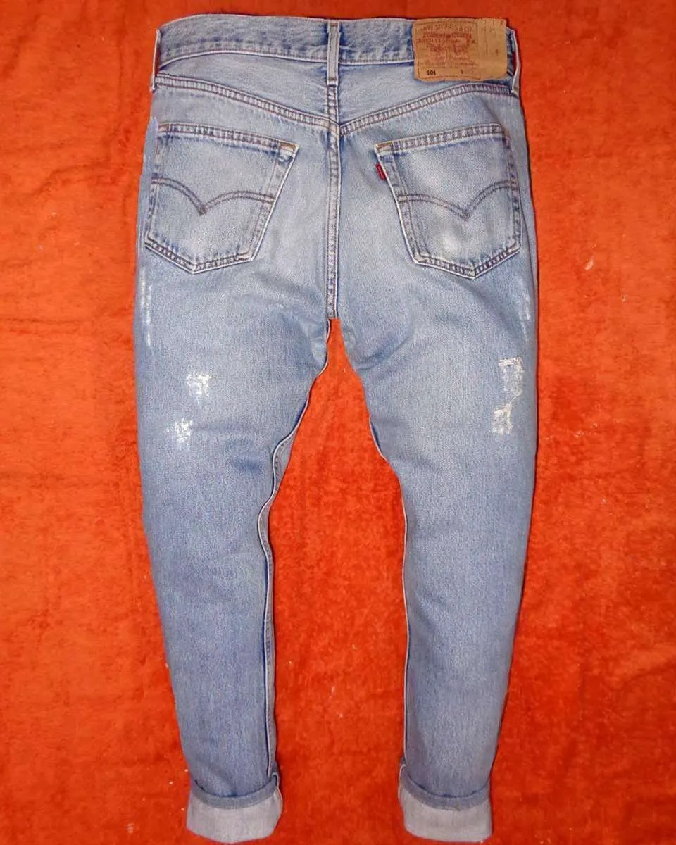 Levi's Vintage jeans dipinti Luffy One Piece