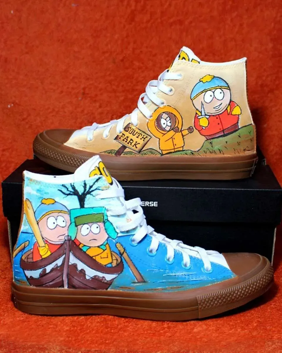 Never Say Never South Park Converse All Star Dipinte South Park
