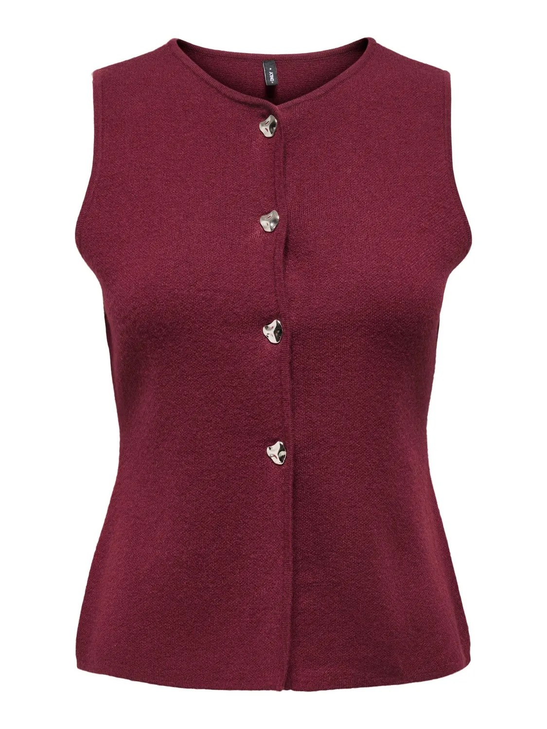 Only Onlibi Button SL Vest CC Knt gilet donna L cielo notturno