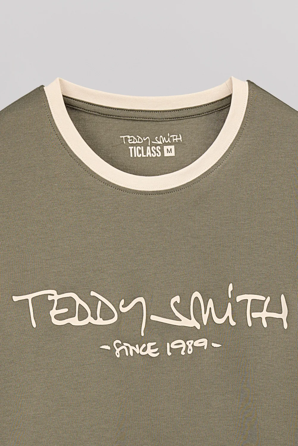 Teddy Smith Ticlass t-shirt uomo dusty kaki