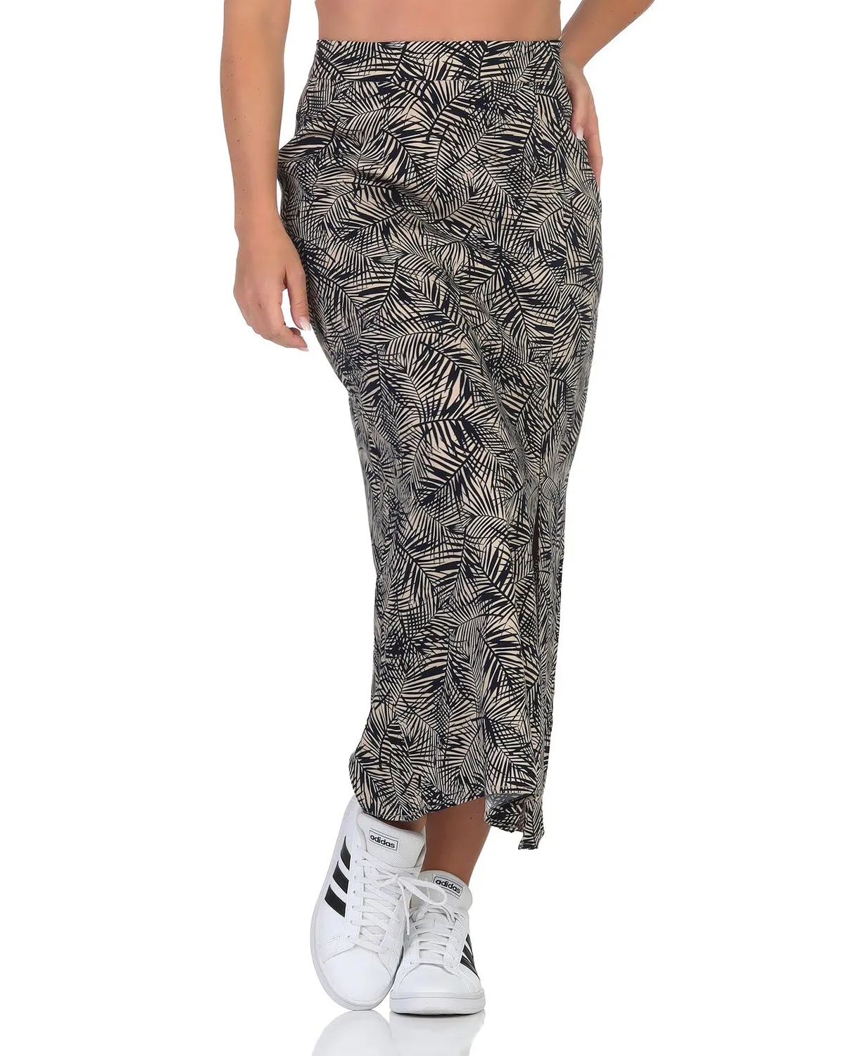 Only gonna midi donna lunga nera elastico