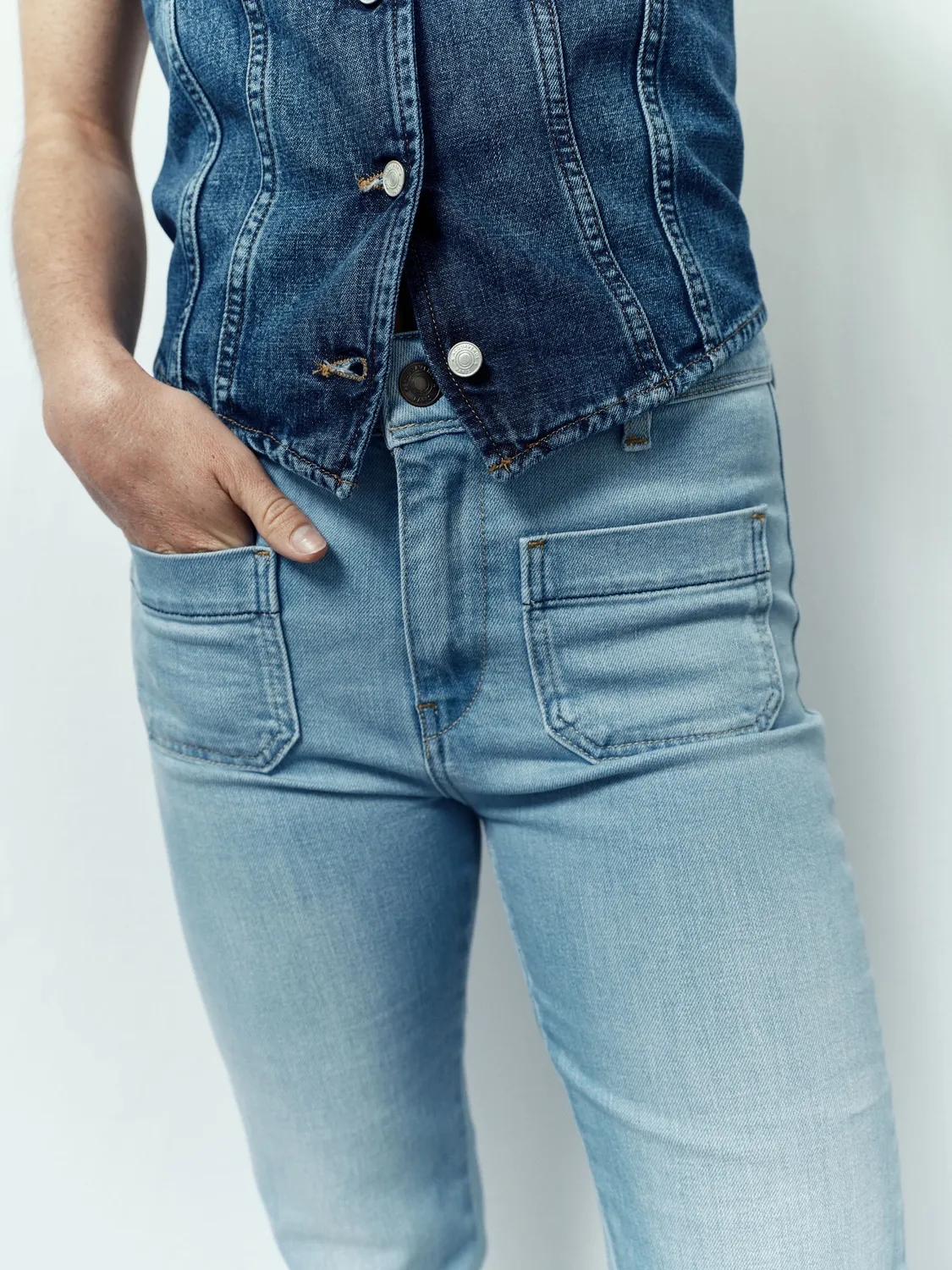 Acquaverde Charlotte jeans bootcut light used