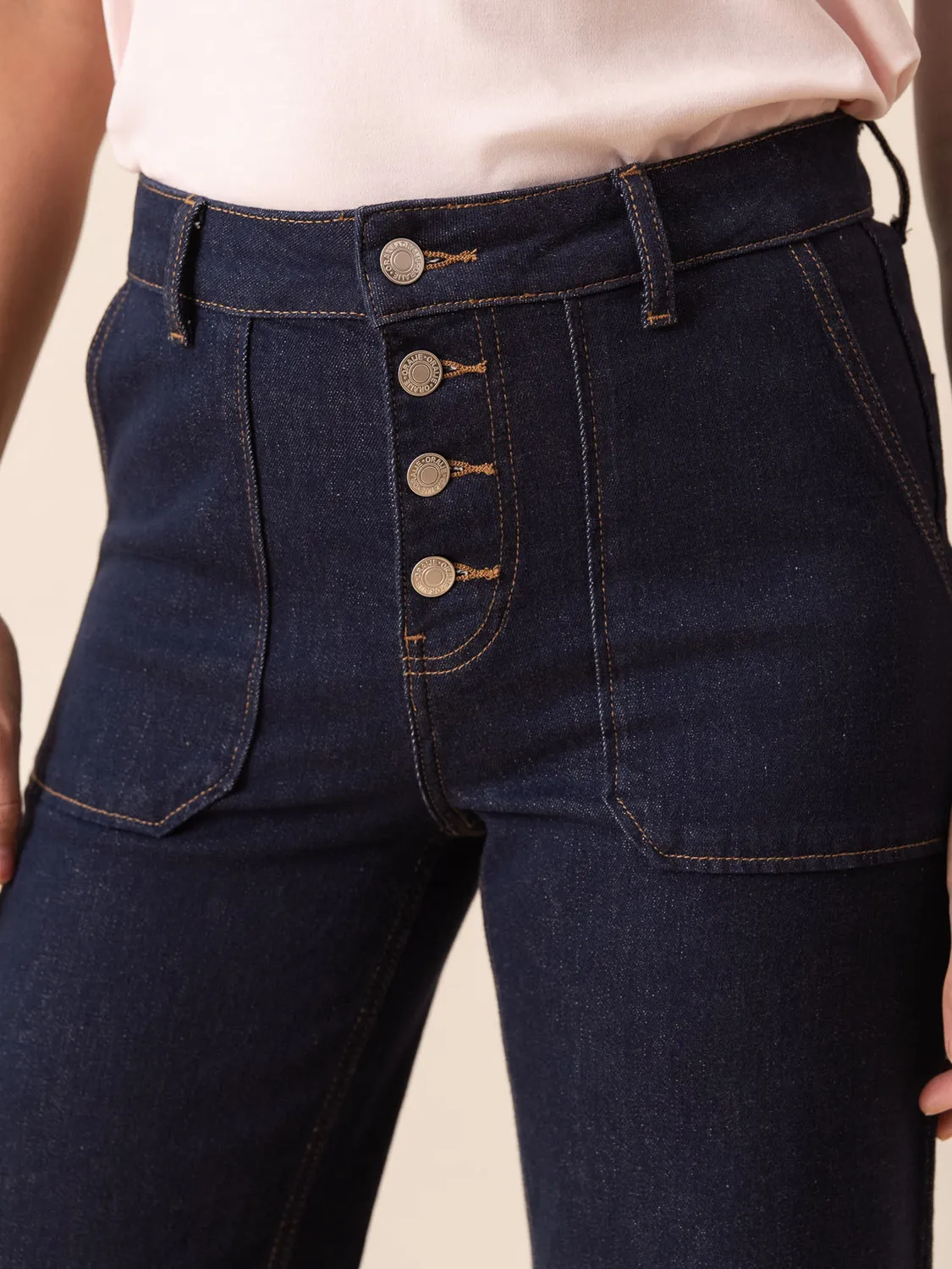 Oraije Paulinette jeans bootcut brut