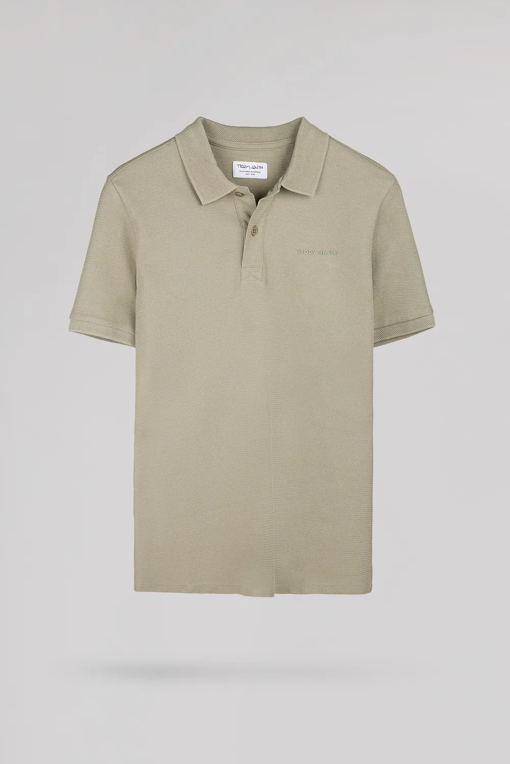 Teddy Smith P-Joel MC polo uomo bleach kaki jersey