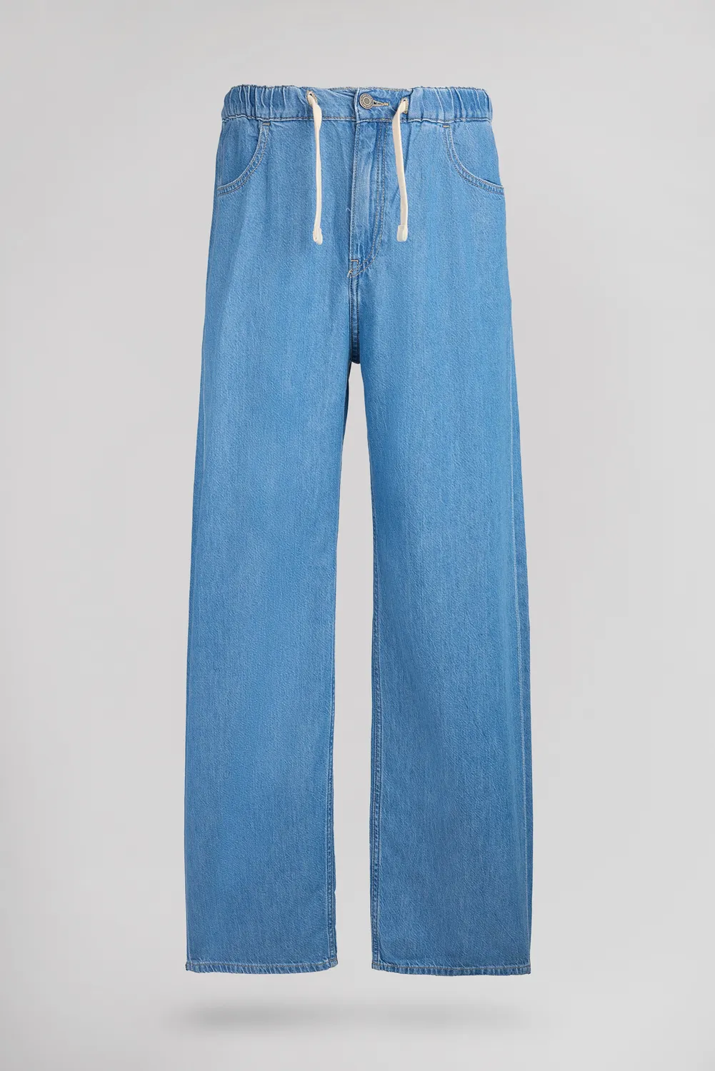 Teddy Smith P-Lily jeans fluido indigo chiaro donna