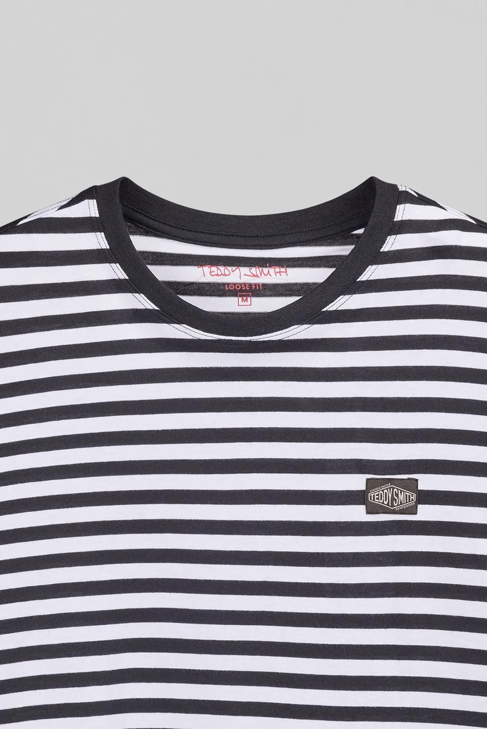 Teddy Smith T-Stry MC t-shirt righe blu navy