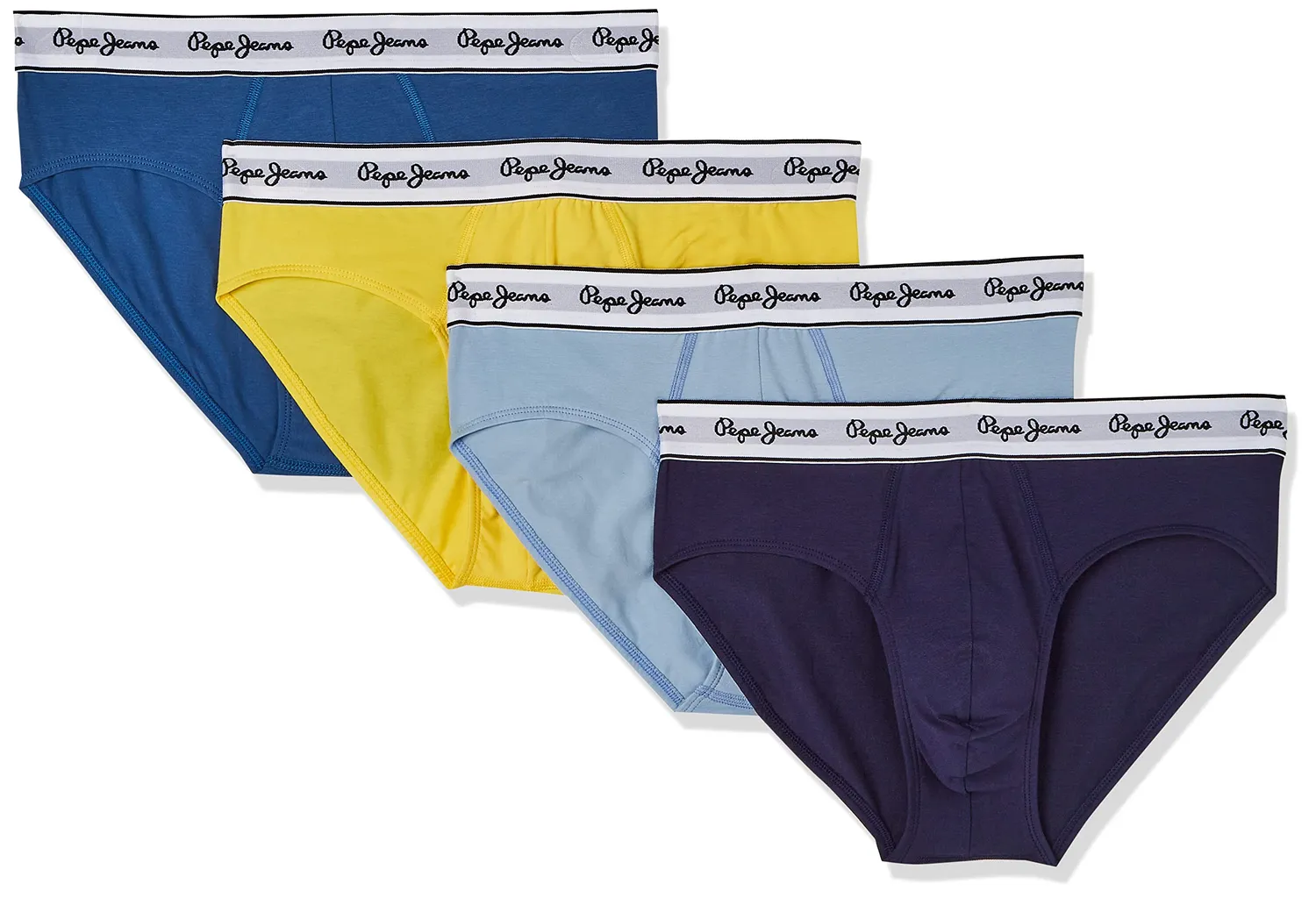 Pepe Jeans Slip Uomo 3 Pezzi Grigio Cotone