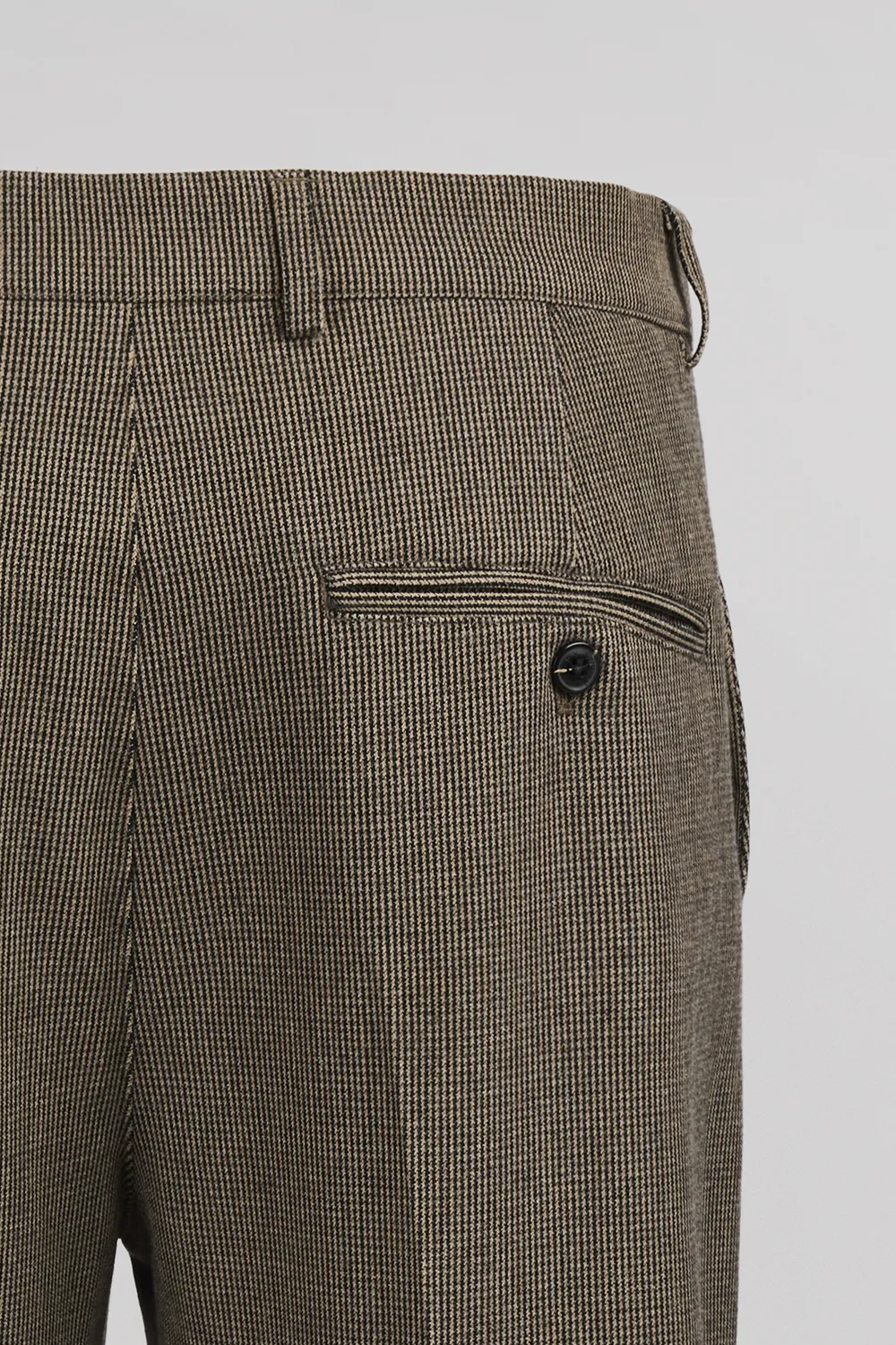 Teddy Smith P-Conrad pantalone uomo beige pied-de-poule