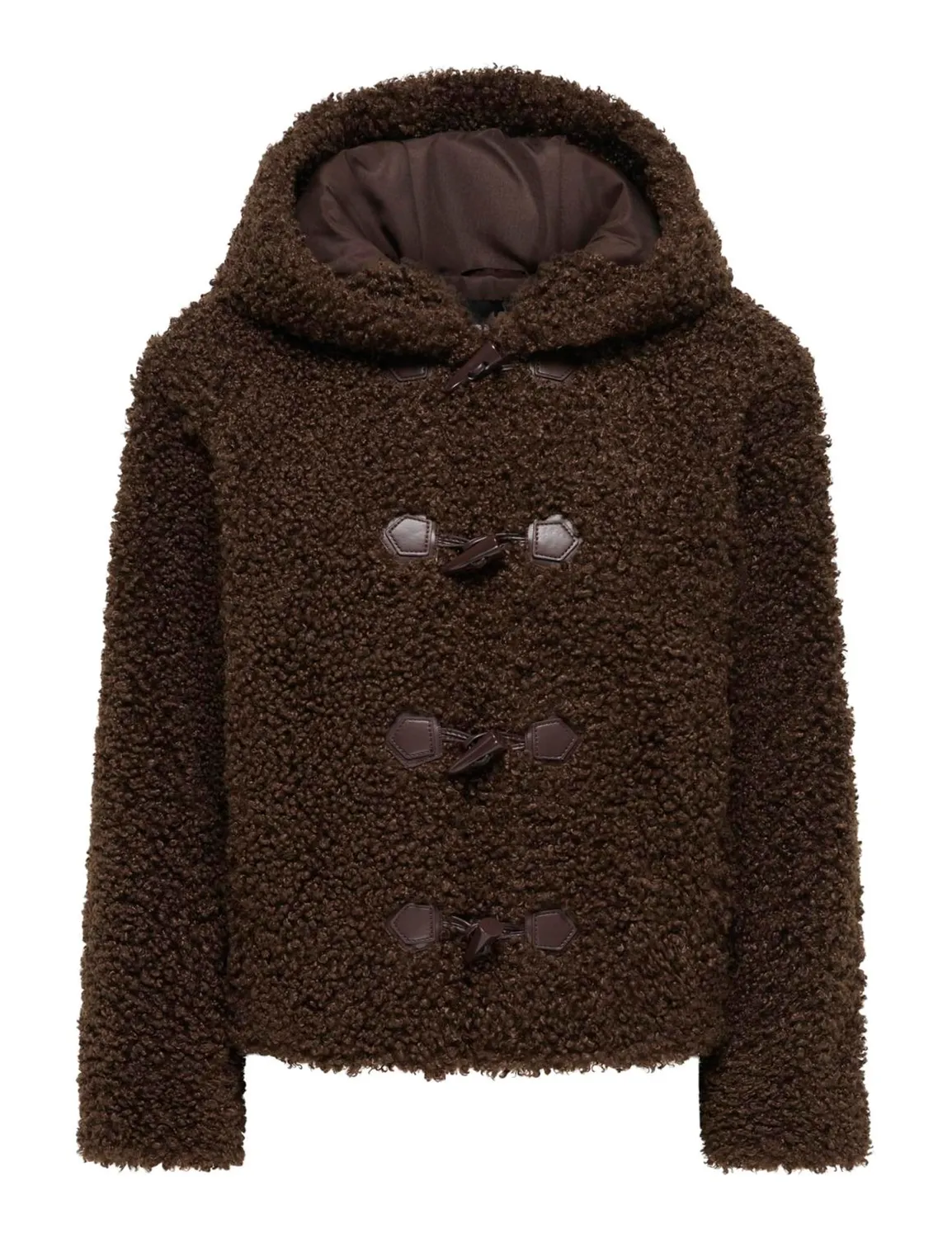 ONLY Onleira Teddy Duffle Giacca Donna Orsacchiotto