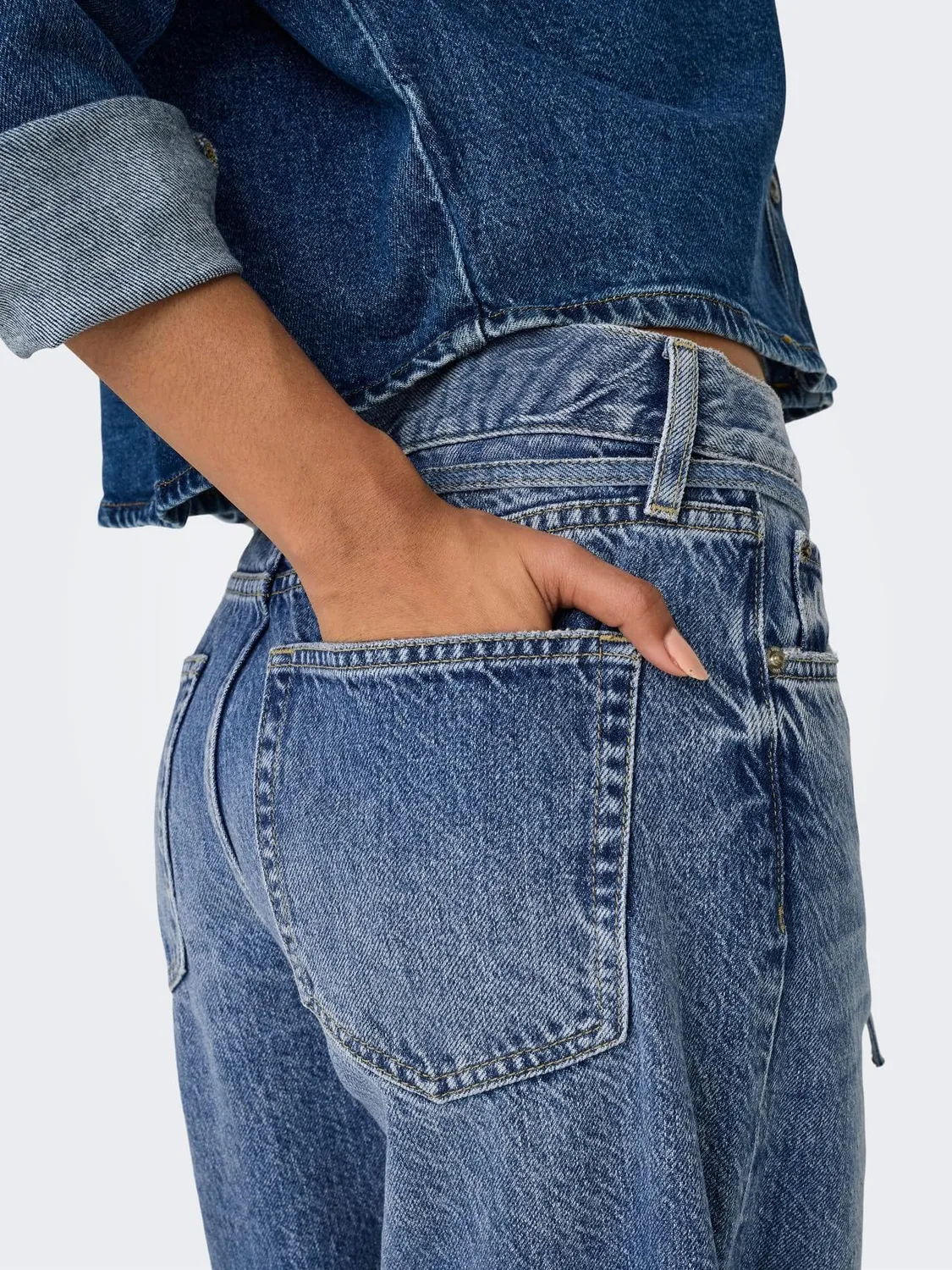 ONLY Jeans Donna Denim Blu Scuro 28W/30L