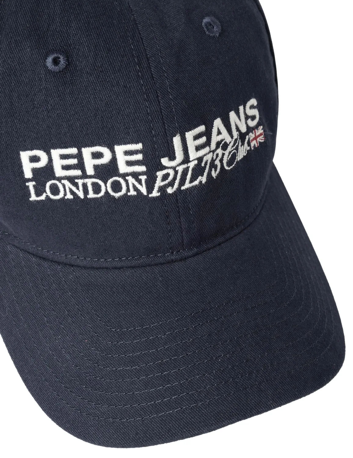 Pepe Jeans Steven cap cappellino uomo blu twill cotone