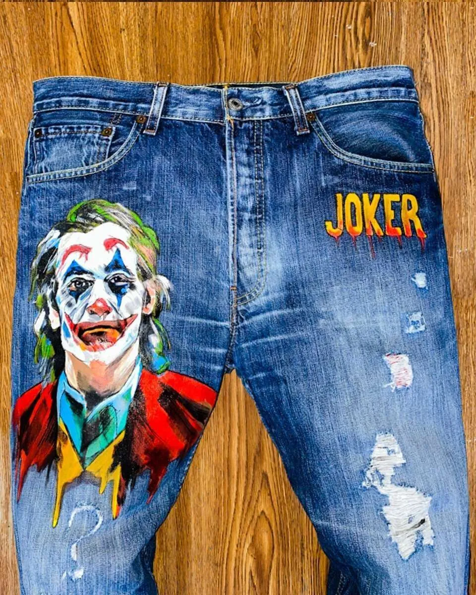 Levi's Vintage Joker 2019 jeans dipinti a mano Phoenix