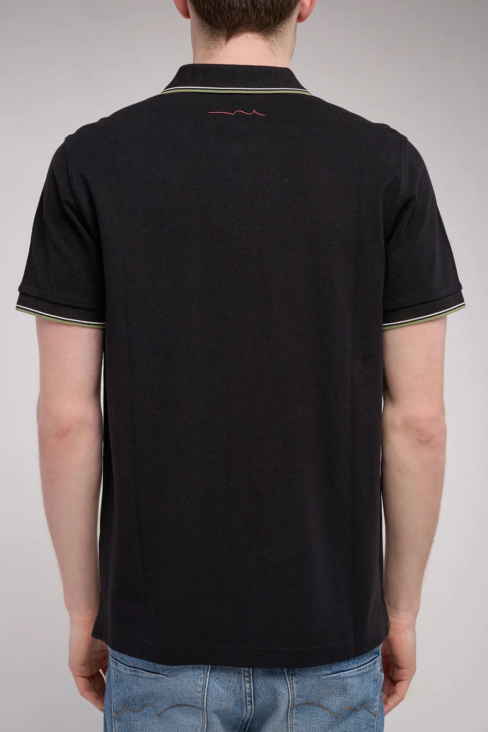 Teddy Smith Pasian 2 polo piqué nera cotone