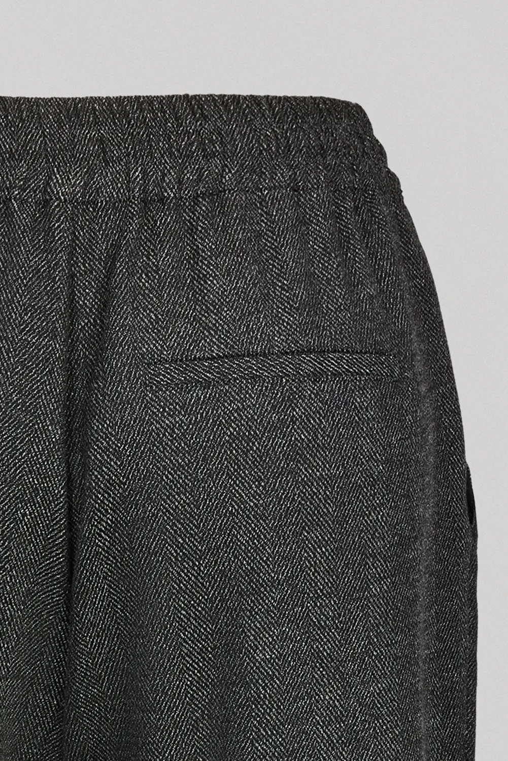 Teddy City pantalone donna mélange black viscosa