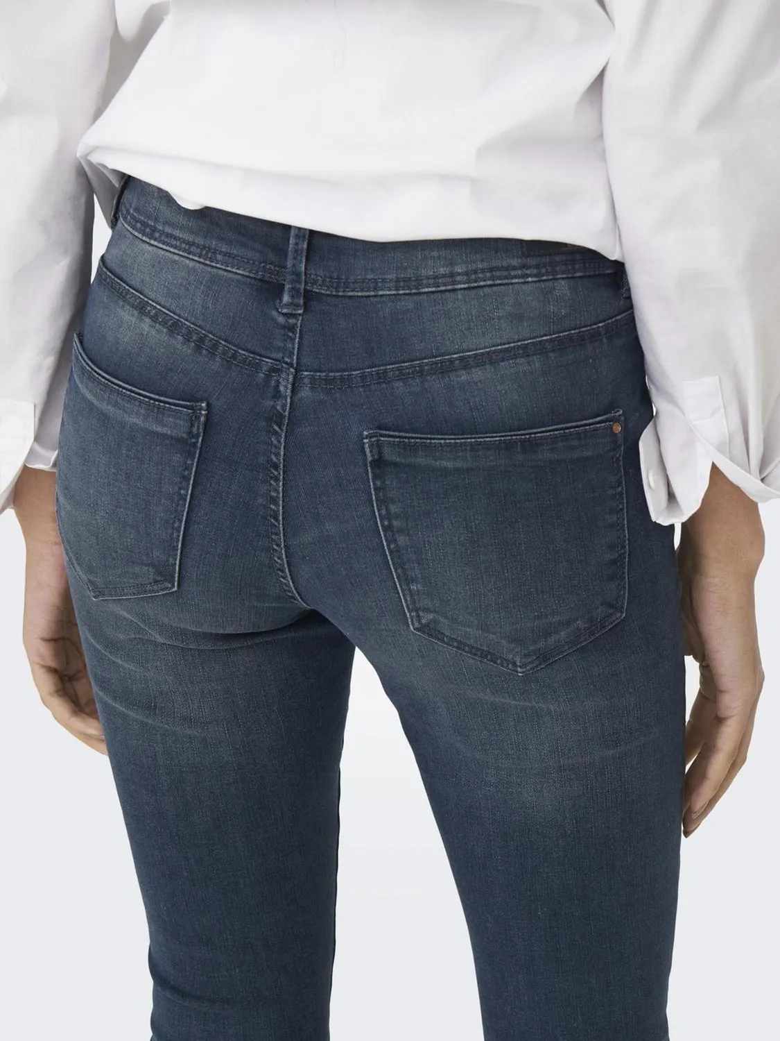 ONLY Bj777 pantaloni donna XL/32L blue black denim
