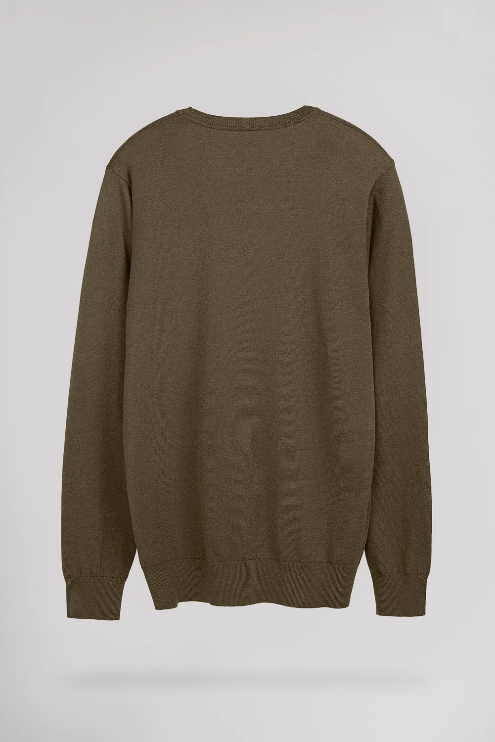 Teddy Smith P-Martino maglione uomo verde kaki fitted