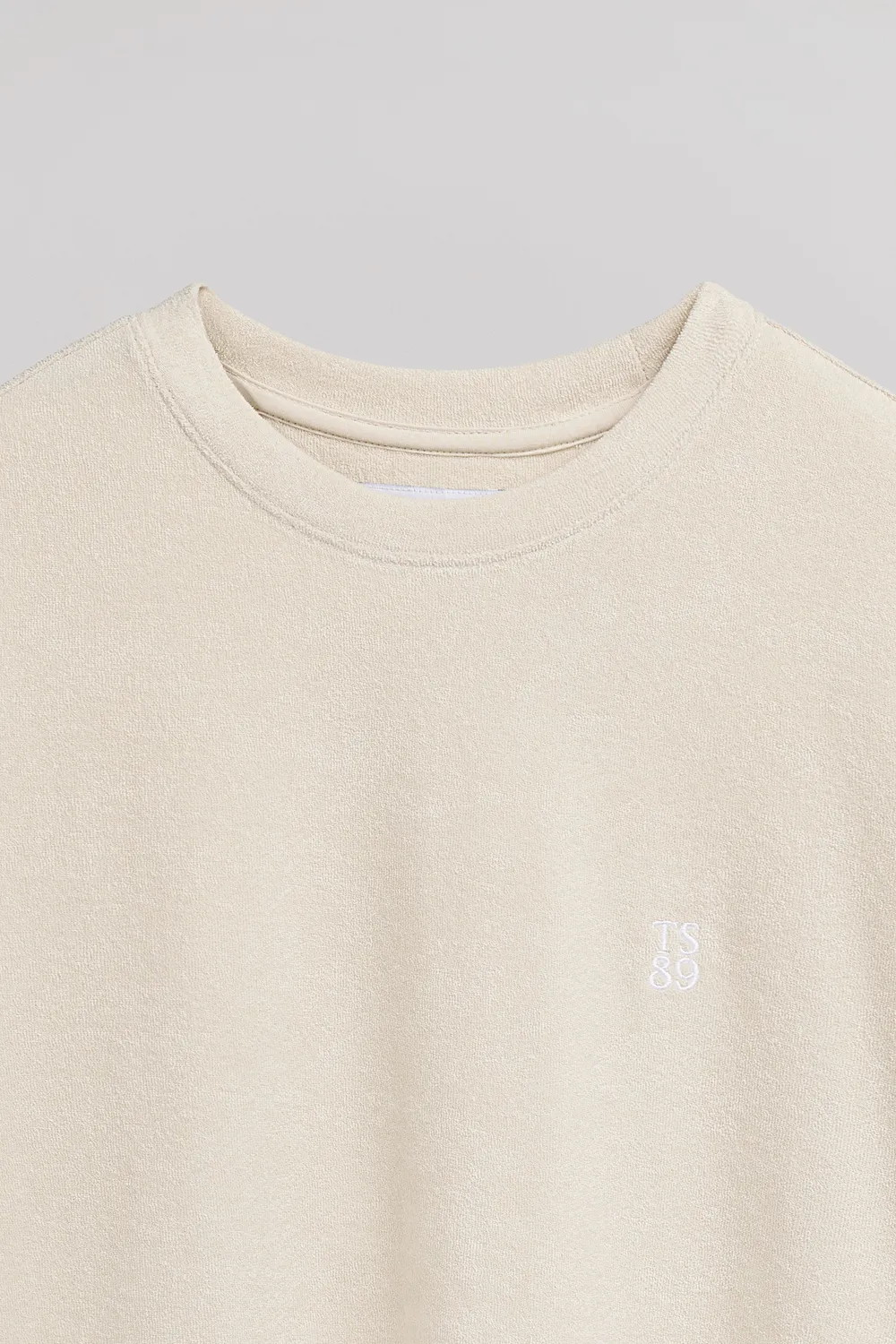 Teddy Smith T-Bobbles t-shirt uomo spugna cream