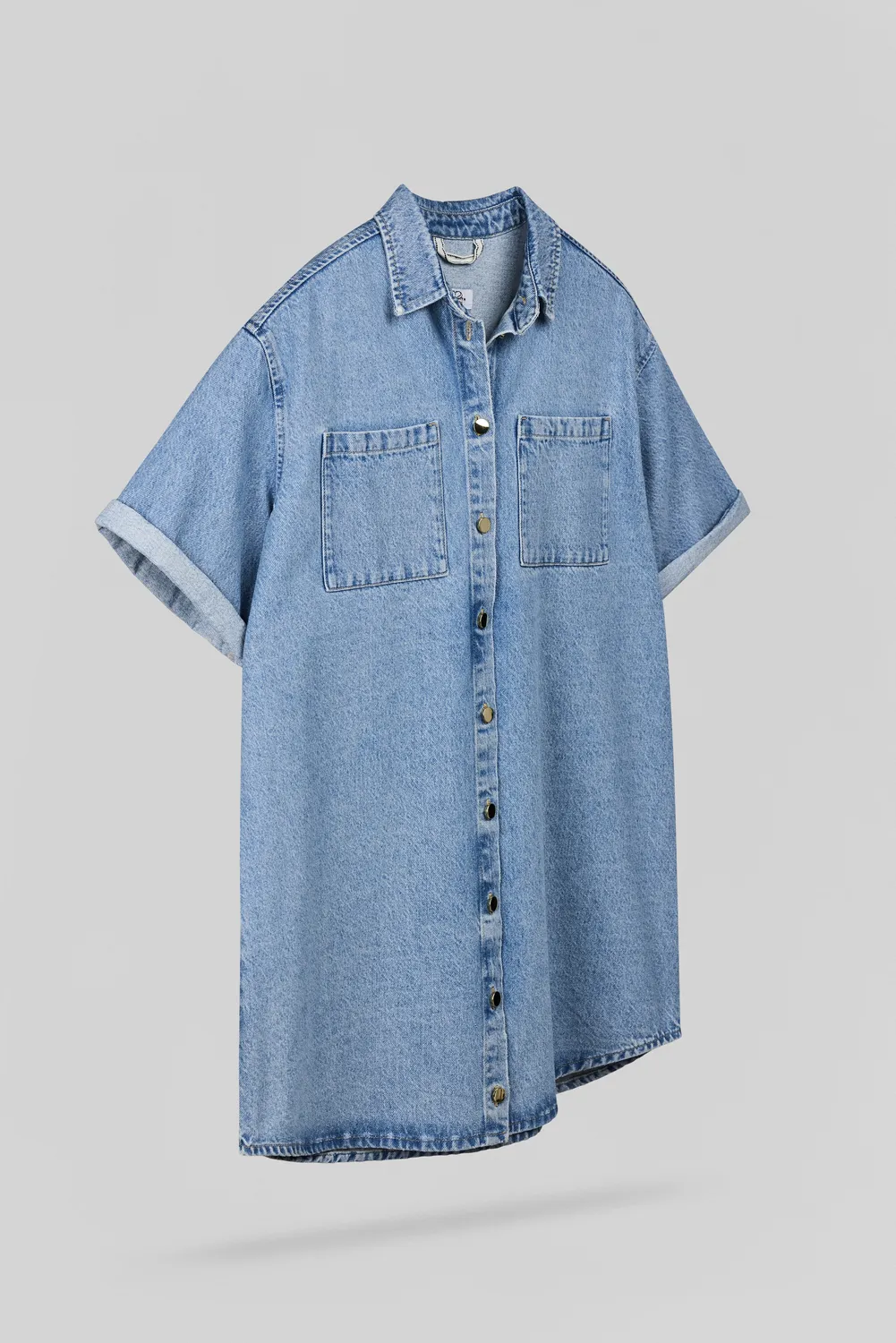 Teddy Smith R-Blossom Abito Donna Denim Indigo Chiaro