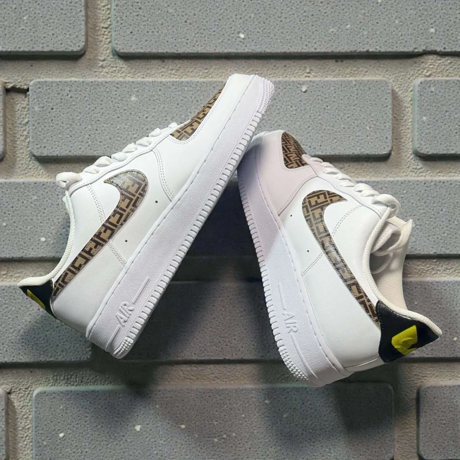 Never Say Never Nike Air Force 1 Fendi Monster sneakers