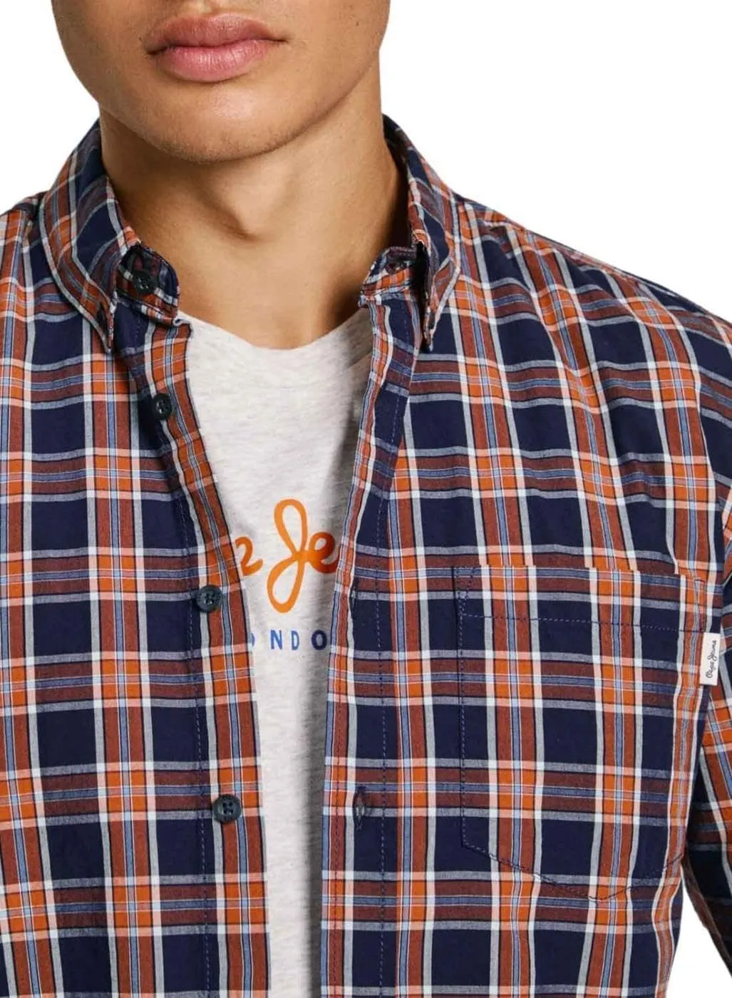 Pepe Jeans Morgan costume uomo blu tasche