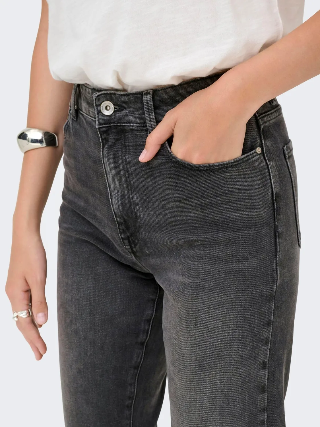 Only 15259634 jeans donna Medium Blue Denim 29W/32L vita alta