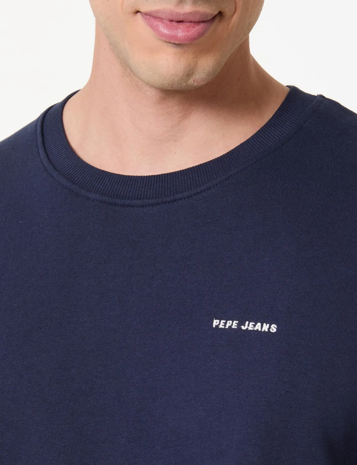 Pepe Jeans Basic felpa uomo regular blu navy L