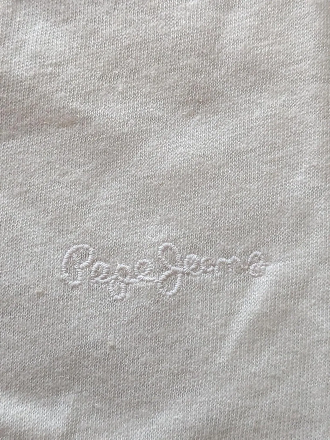Pepe Jeans Megan V-Neck T-Shirt Donna L Bianco Lino