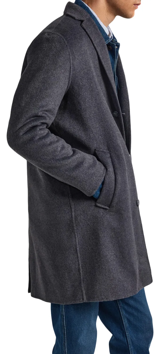 Pepe Jeans Brighton cappotto uomo L lana 3 bottoni