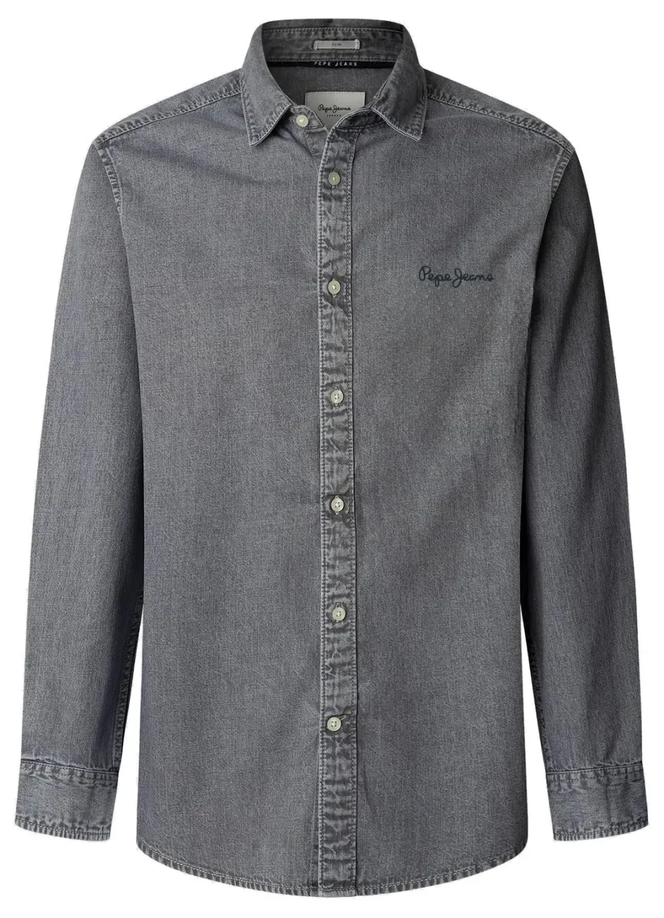 Pepe Jeans Classic Slim Shirt camicia uomo denim scuro