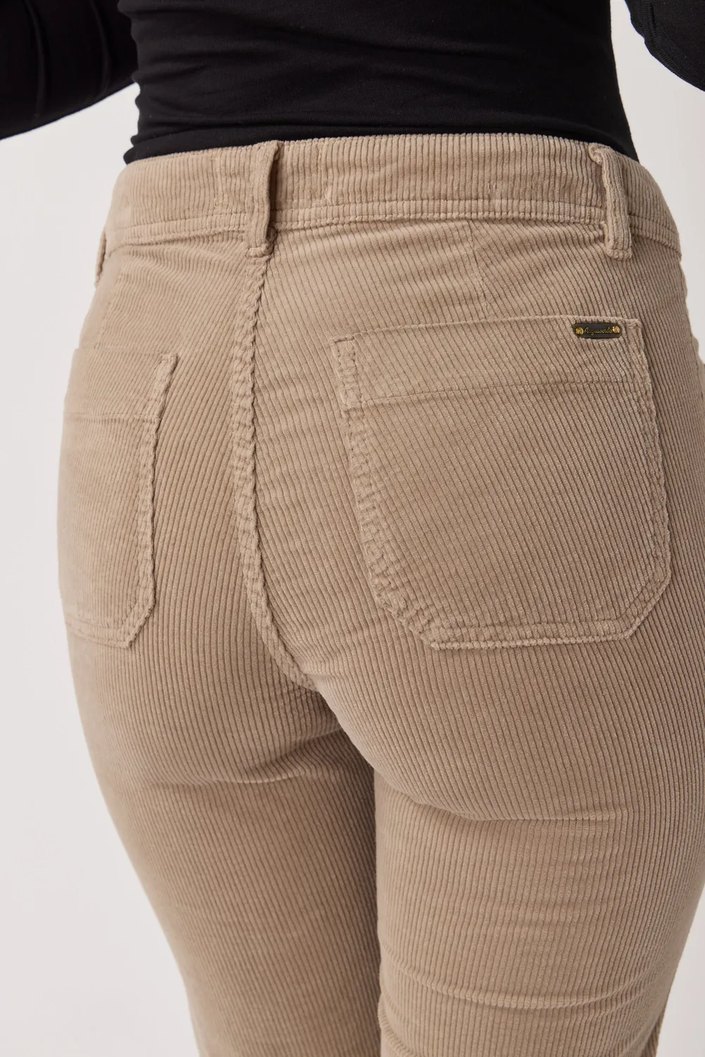 acquaverde Carlotta pantalone velluto Argile