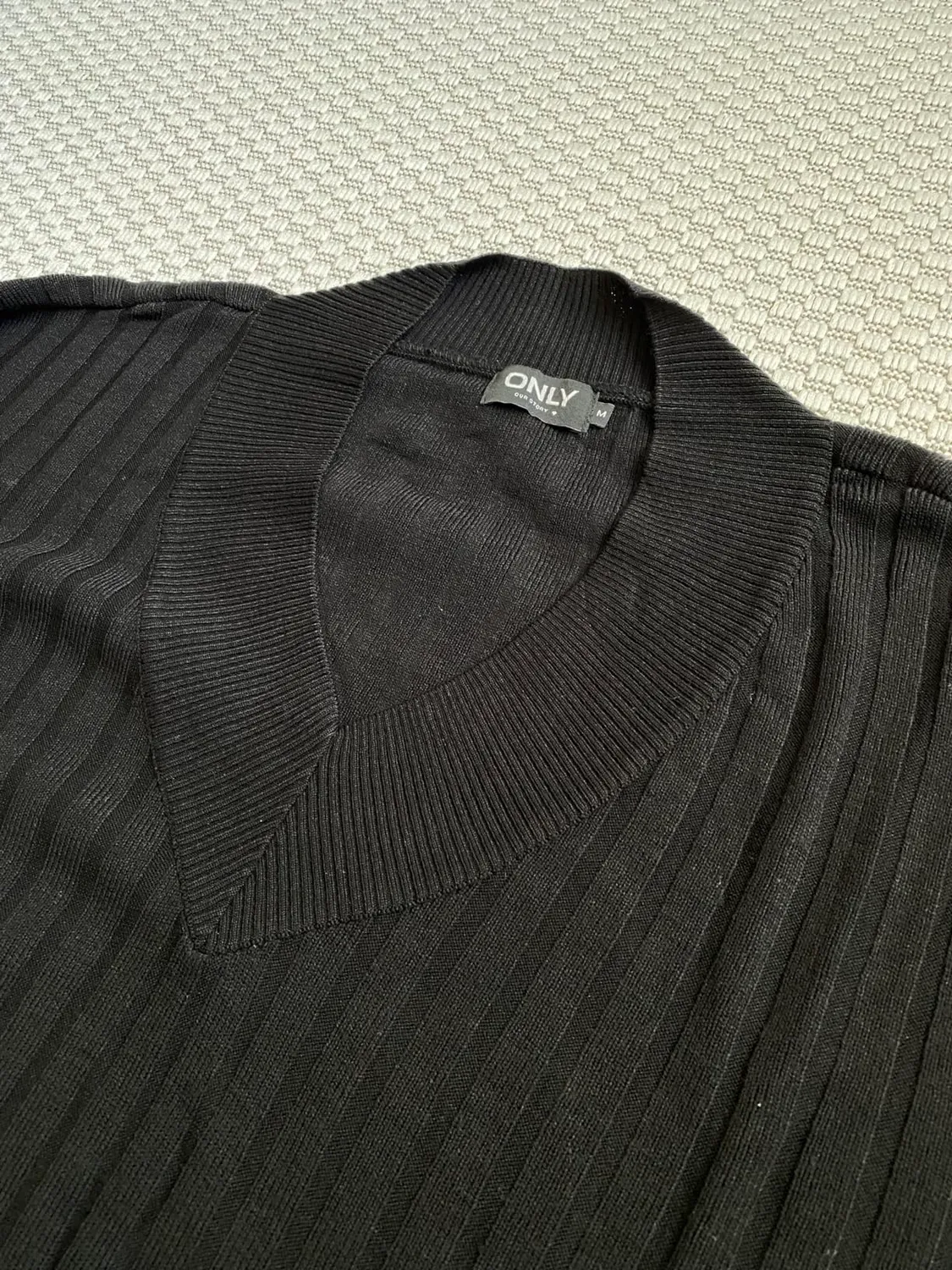 ONLY Onlnew abito midi maglia manica lunga coste