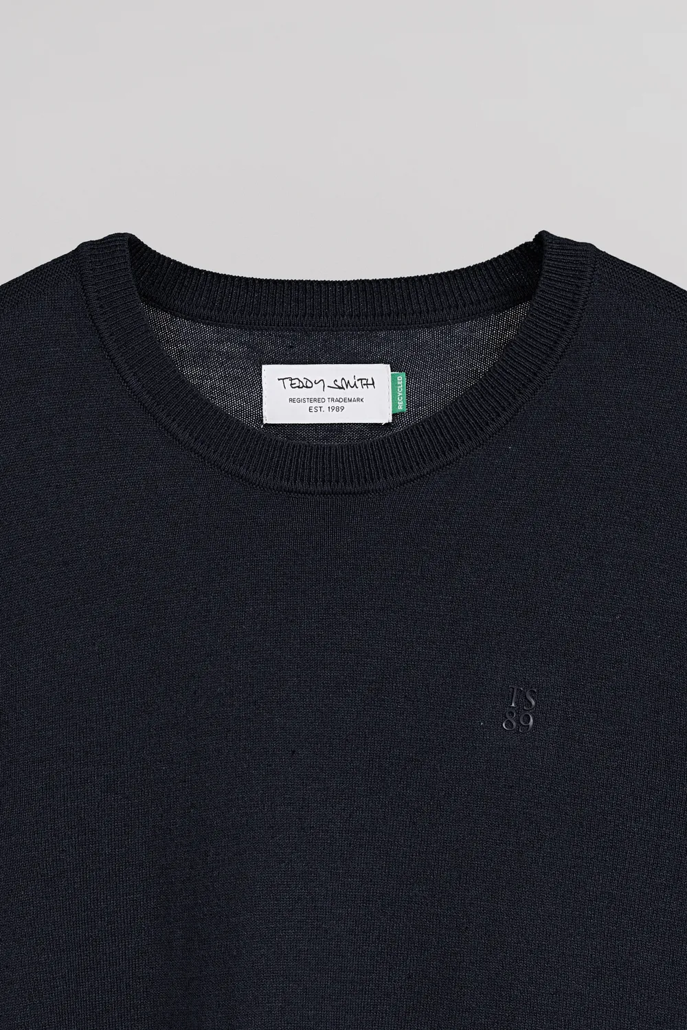 Teddy Smith P-Martino maglione uomo blu navy slim