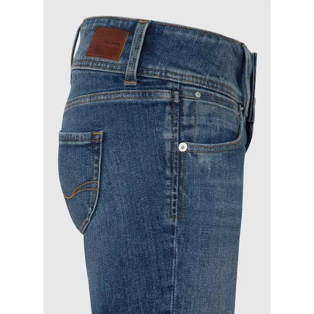 Pepe Jeans Venus jeans donna slim vita bassa blu denim