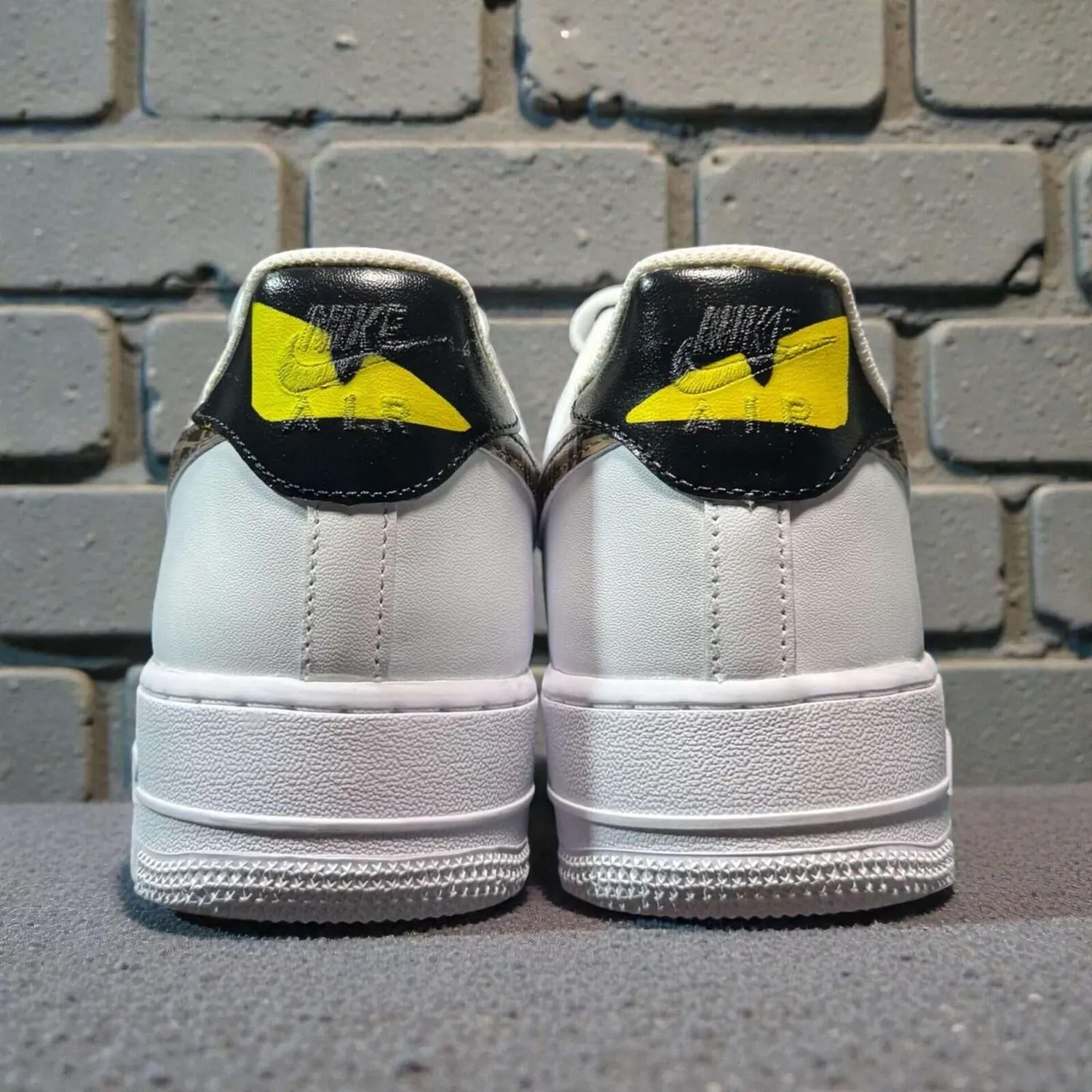 Never Say Never Nike Air Force 1 Fendi Monster sneakers