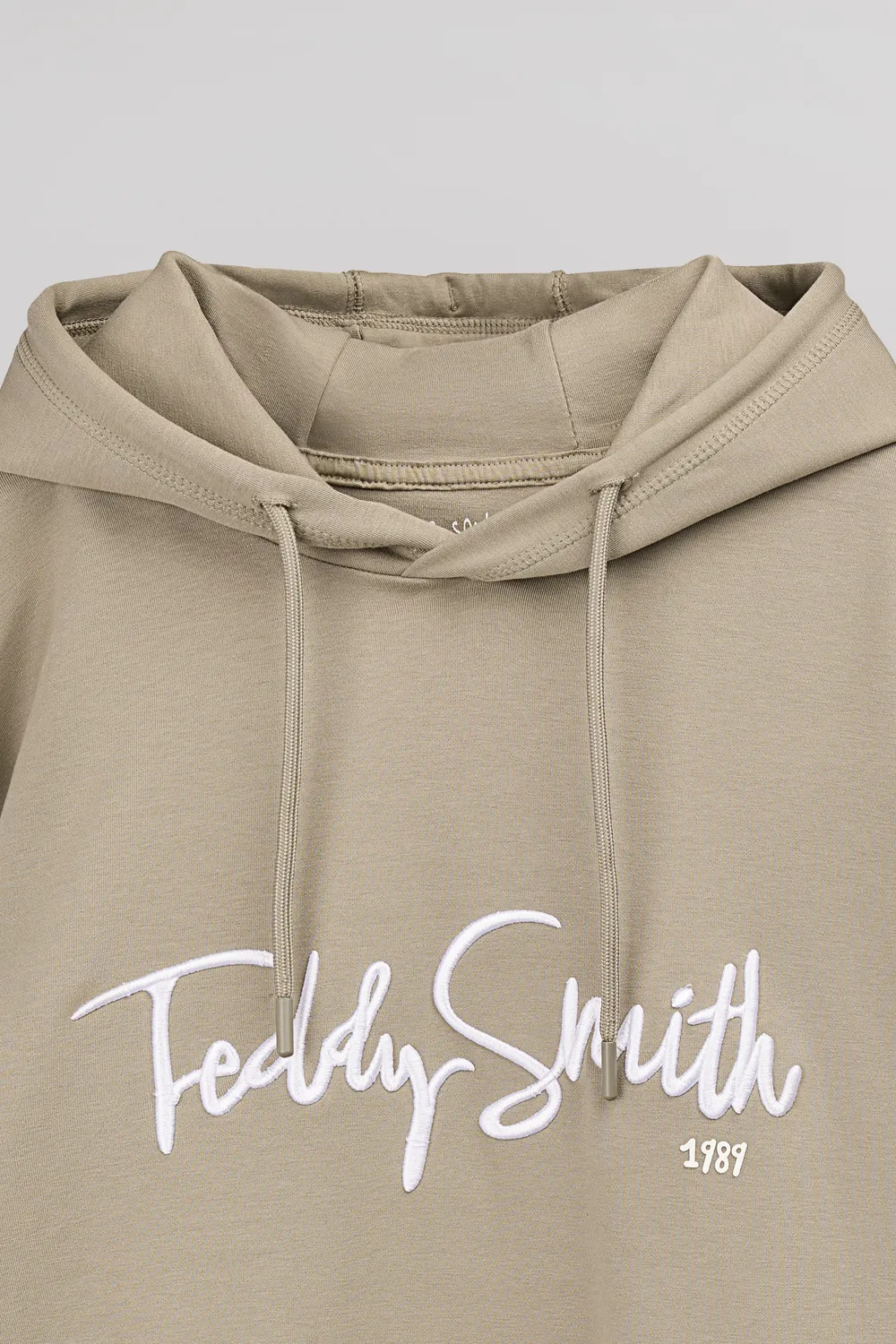 Teddy Smith S-Evry Hoody felpa kaki bleach