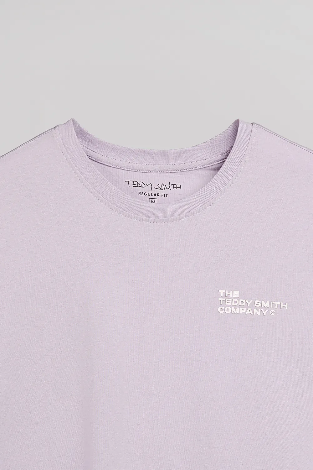 Teddy Smith T-Pany T-Shirt Cotone Lavanda Uomo