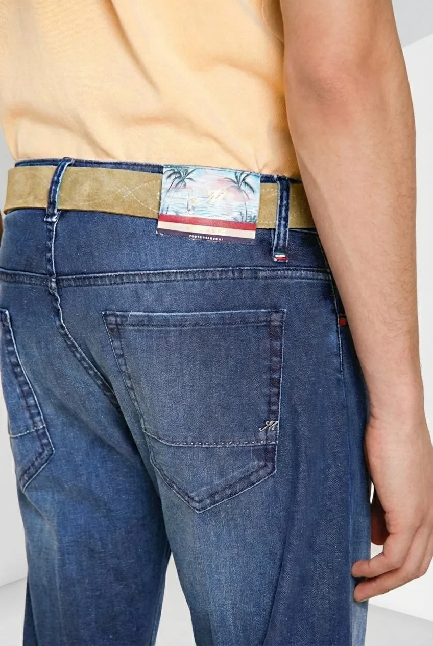 Mason's Harris pantalone denim navy Hawaii regular