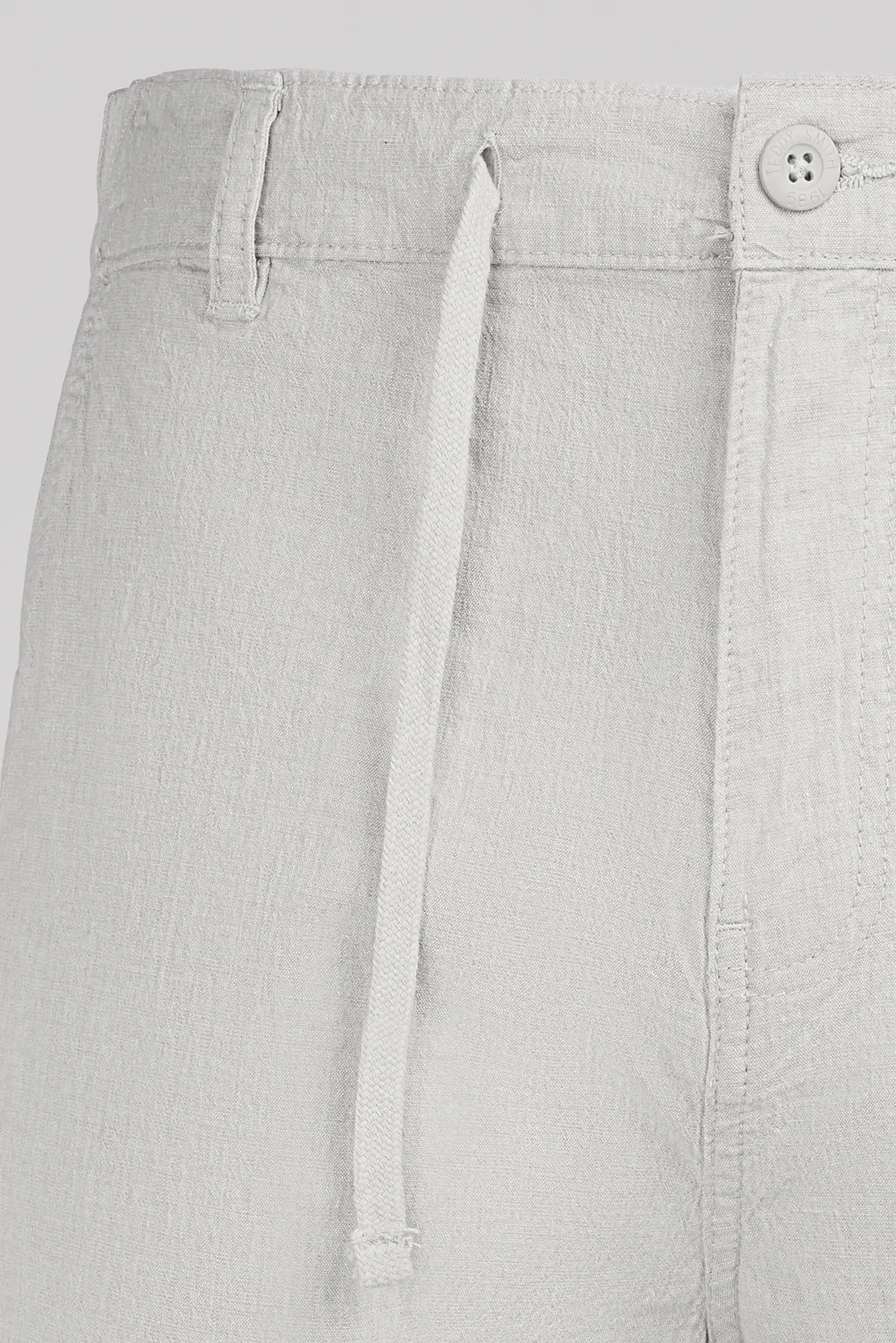 Teddy Smith S-Linen Chino shorts bianco lino uomo