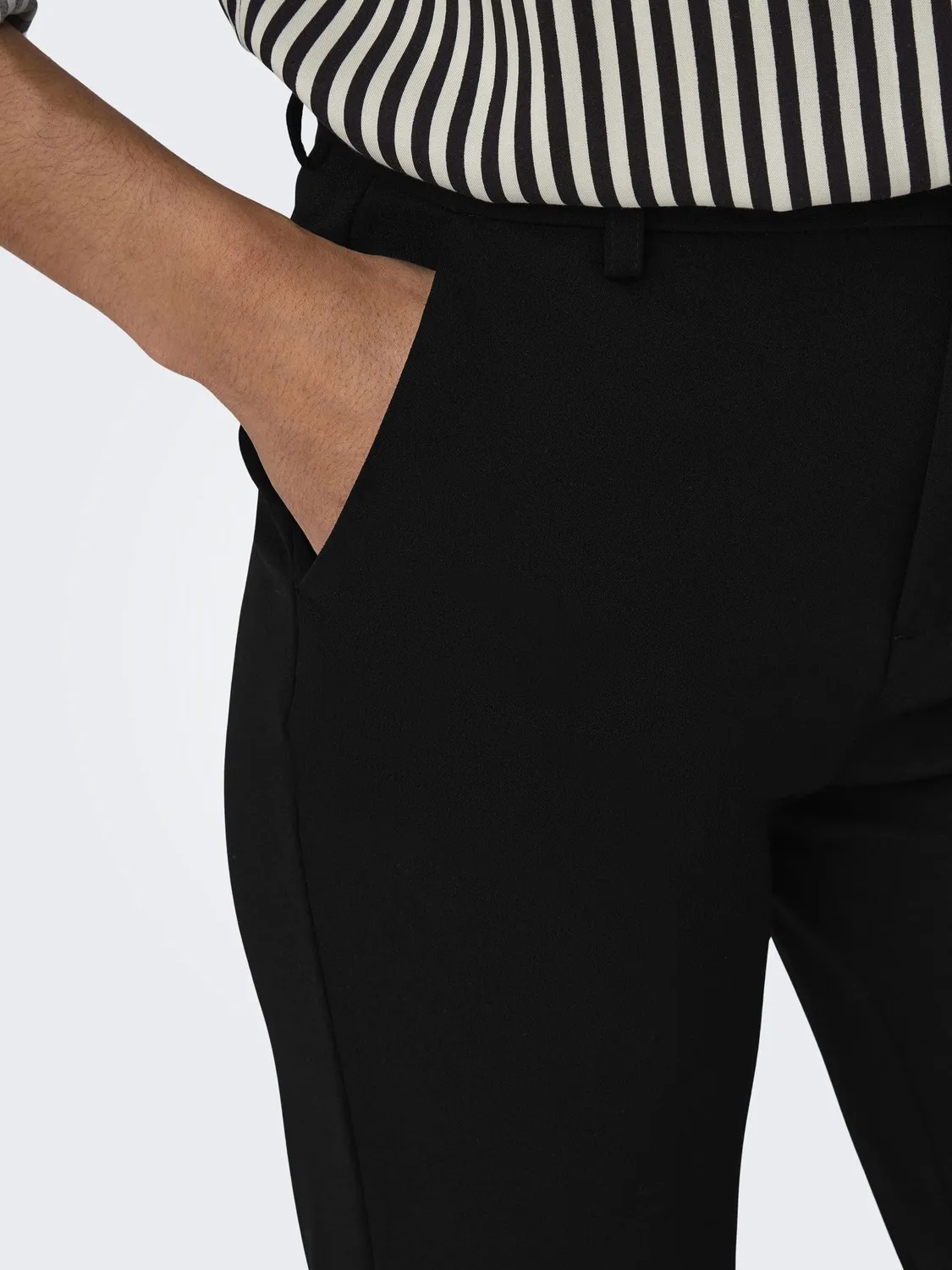 Only Onlraffy-Yo Life Mid pantaloni donna neri L dritti