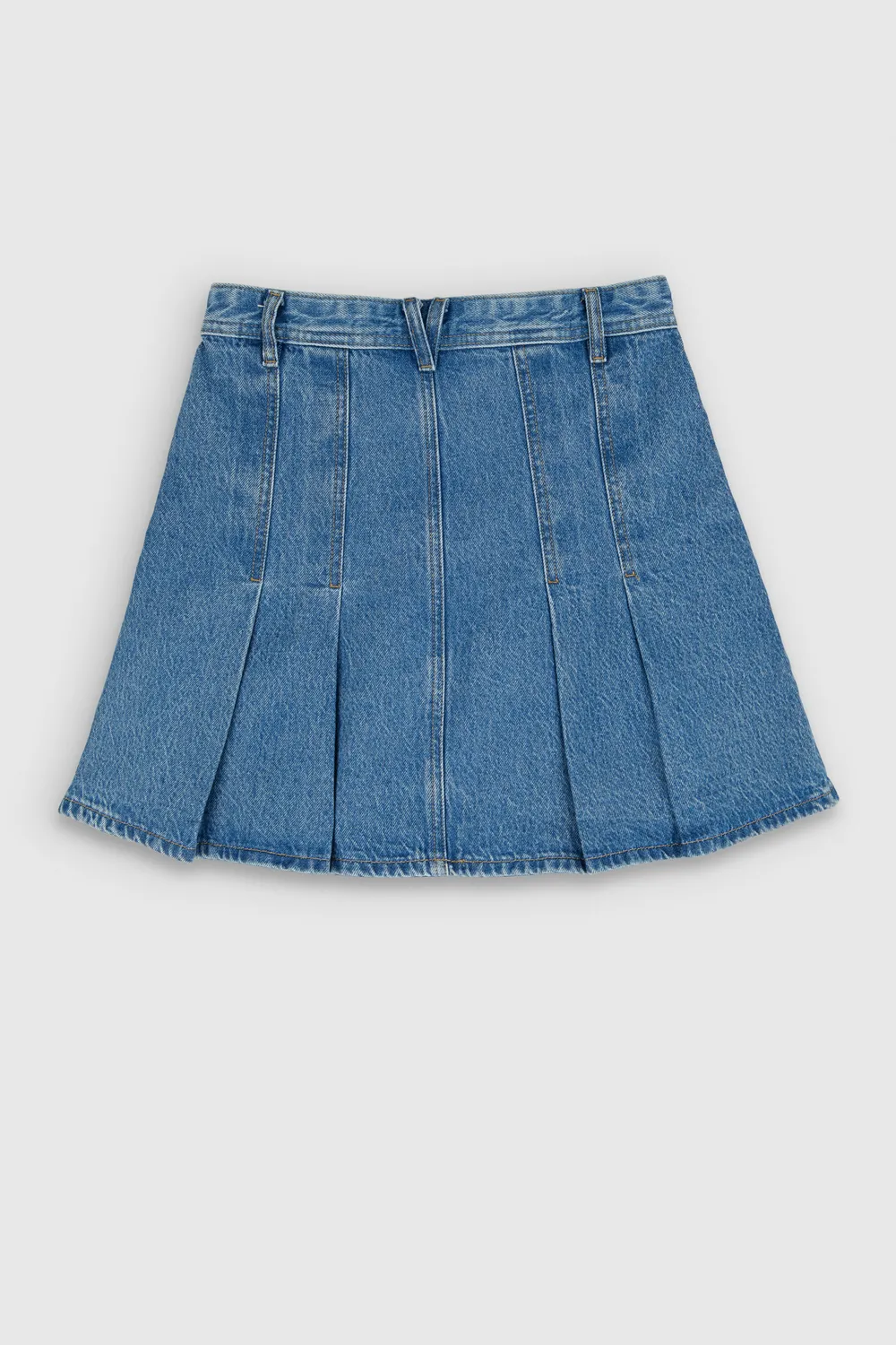 Teddy Smith J-Anne gonna jeans indigo chiaro vita alta