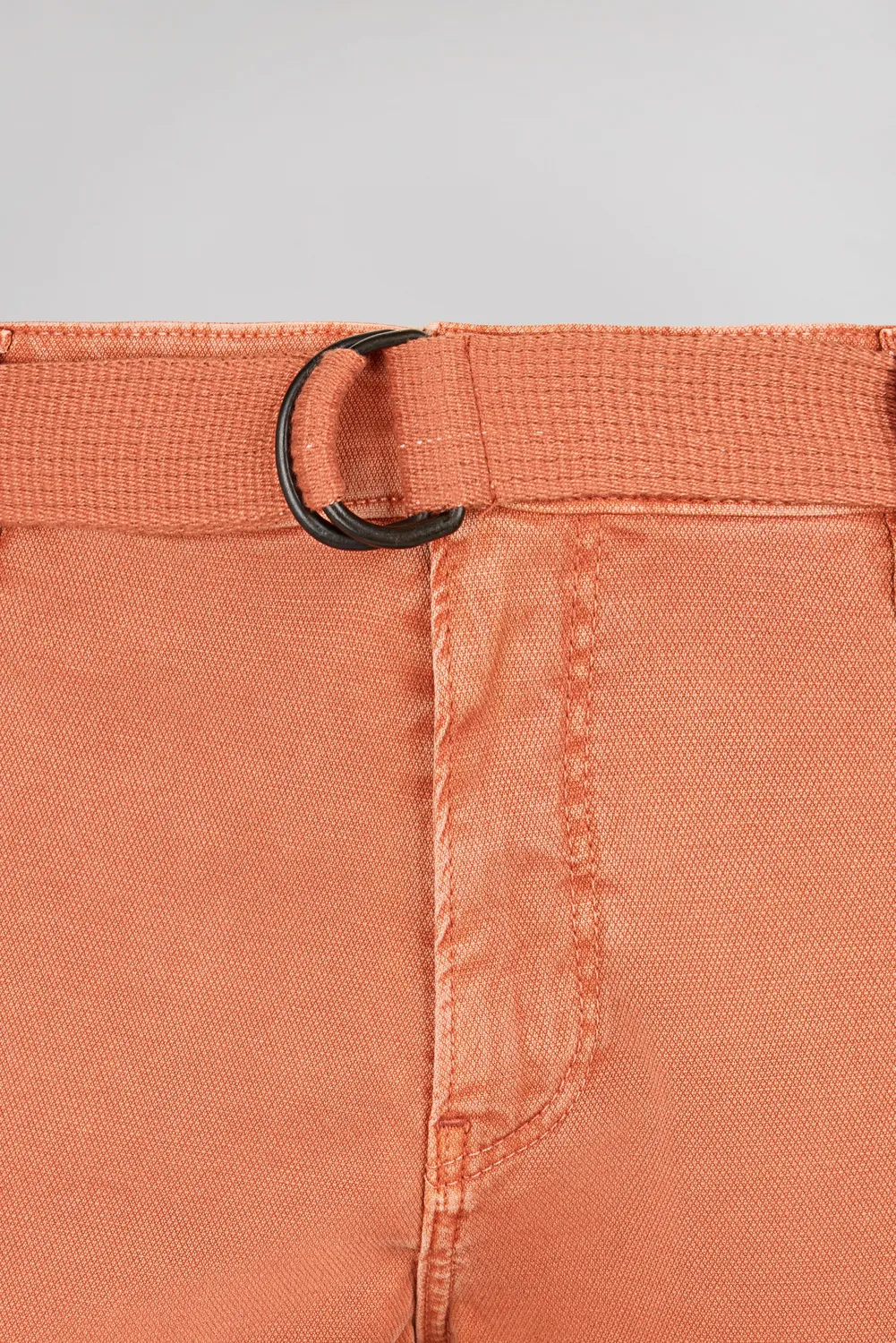 Teddy Smith Staton Chino shorts uomo rosso cintura