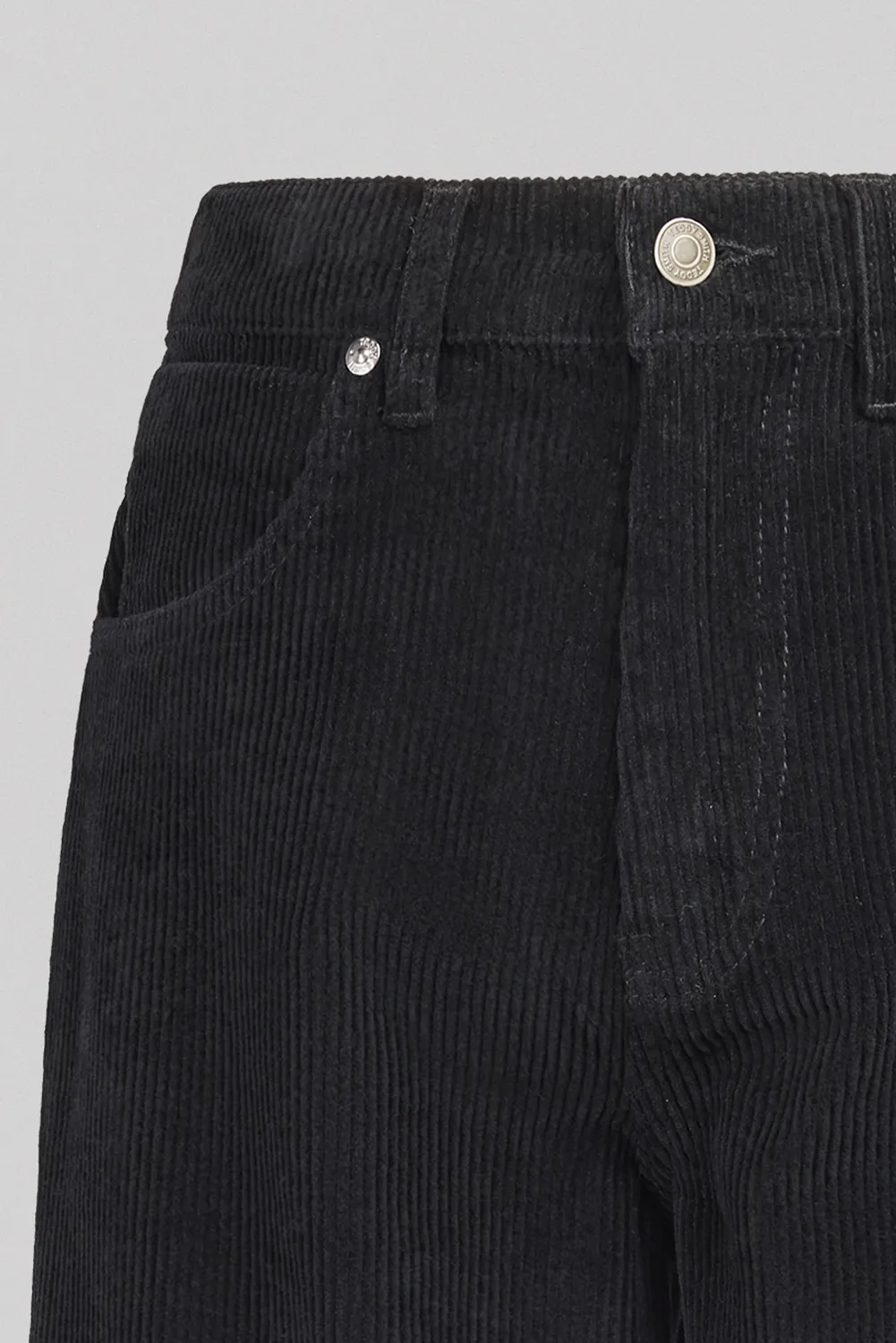 Teddy Smith Big Memphis JR jeans baggy velluto nero ragazzo