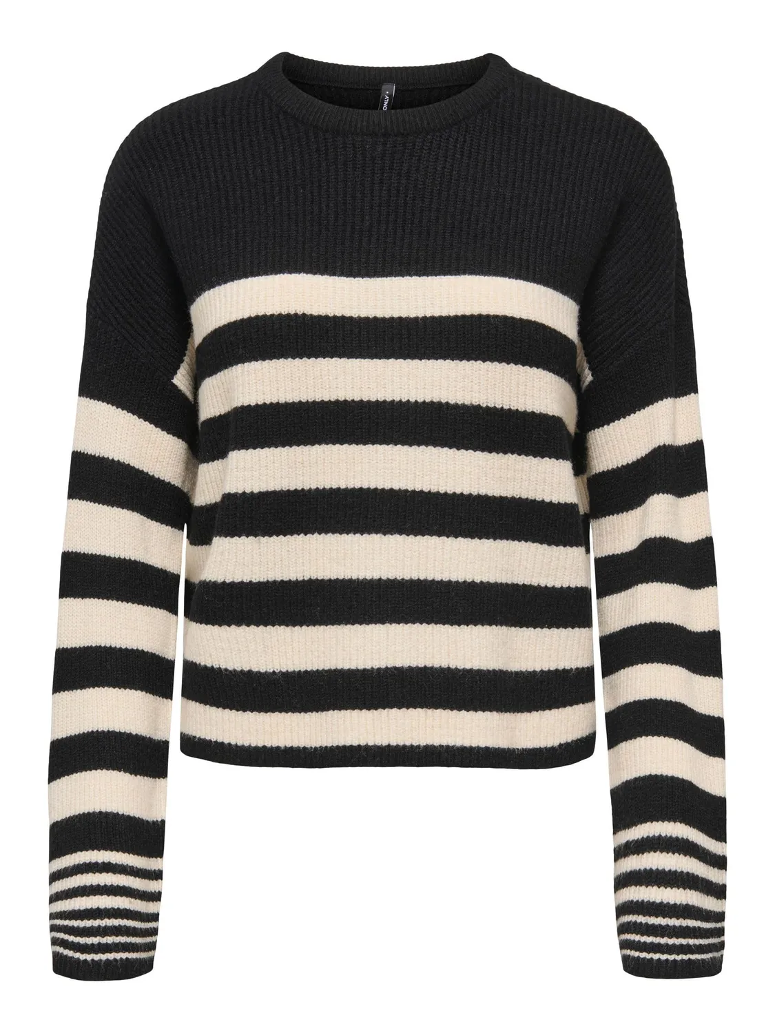 ONLY Onlkatia LS Rib Stripe O-Neck maglia taglia L