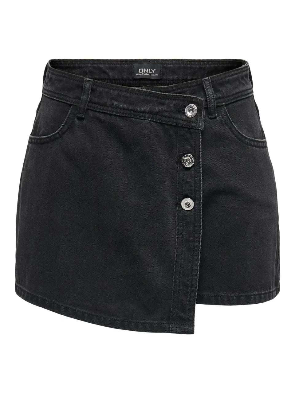 ONLY Onllesly gonna jeans nera delavé denim