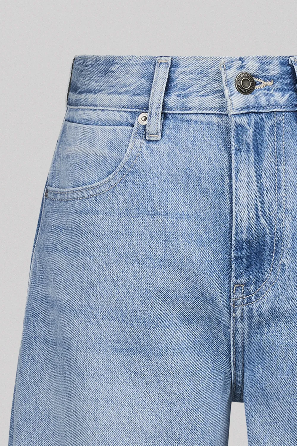 Teddy Smith Big Memphis jean ragazzo baggy indigo chiaro