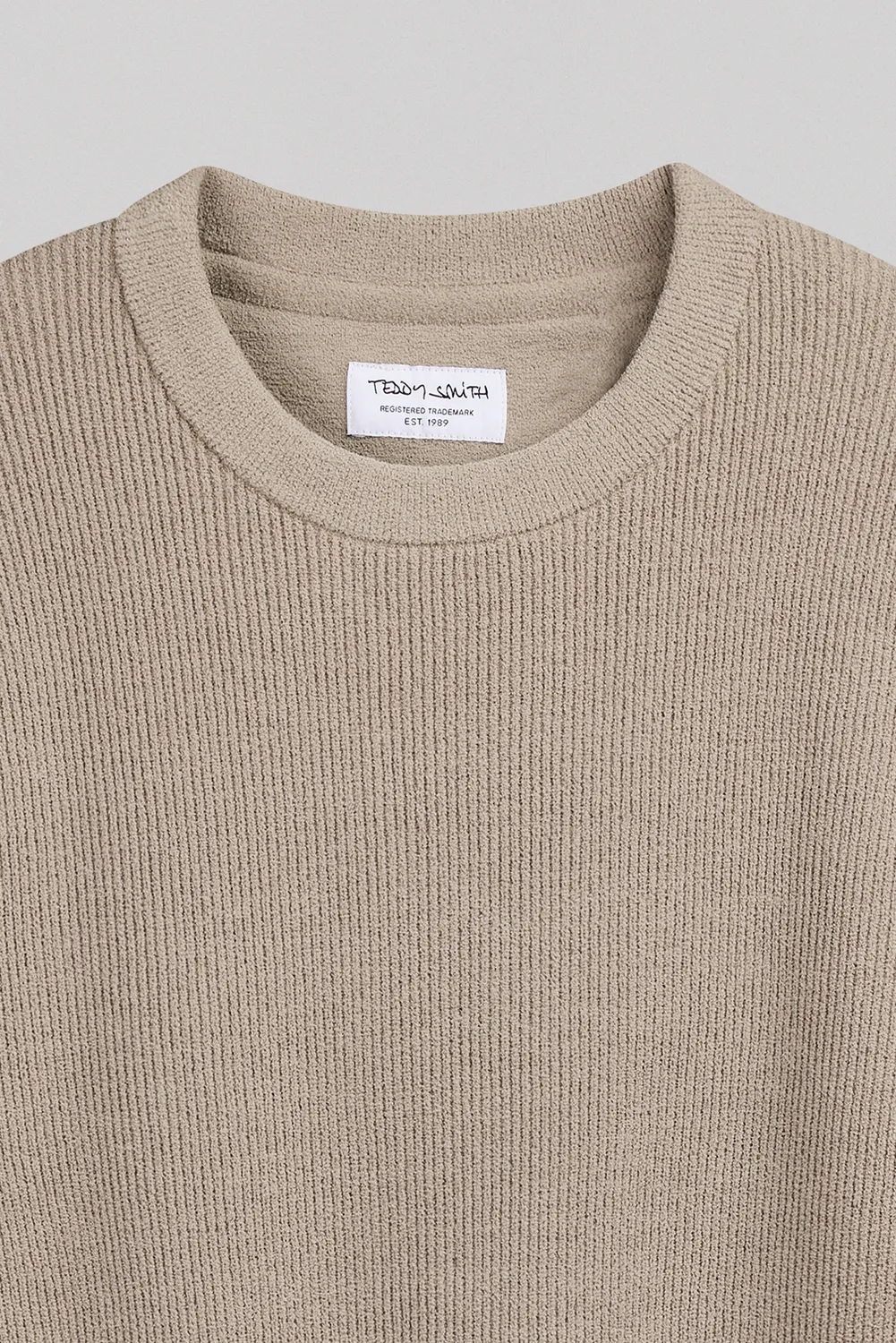 Teddy Smith P-Liam Pull Chenille Beige Uomo