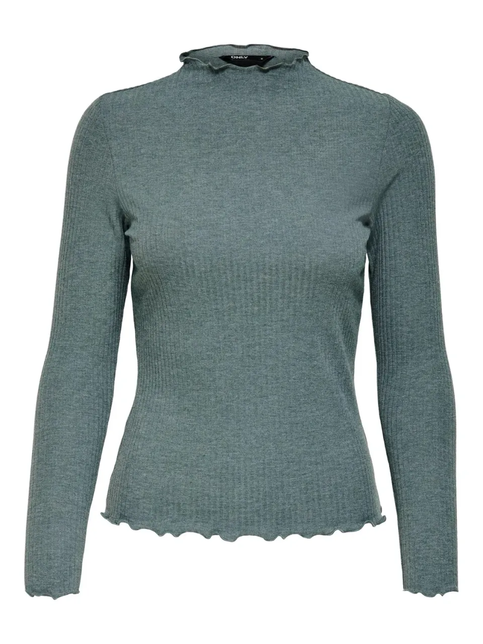 ONLY Onlemma top donna maniche lunghe scollo alto