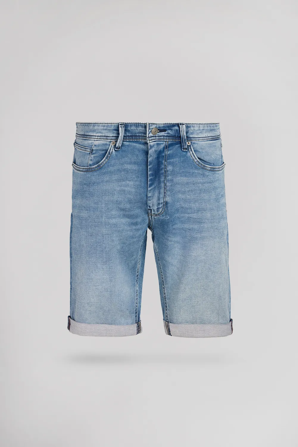 Teddy Smith Scotty 3 bermuda denim uomo indaco chiaro 5 tasche