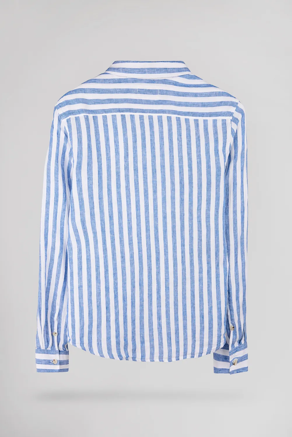 Teddy Smith C-Linen Stripe camicia lino blu uomo