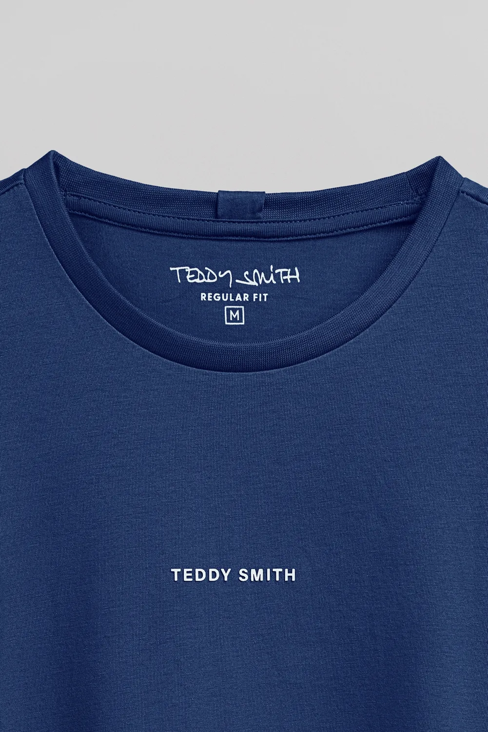 Teddy Smith T-Soy 2 MC T-Shirt Blu Estate Girocollo